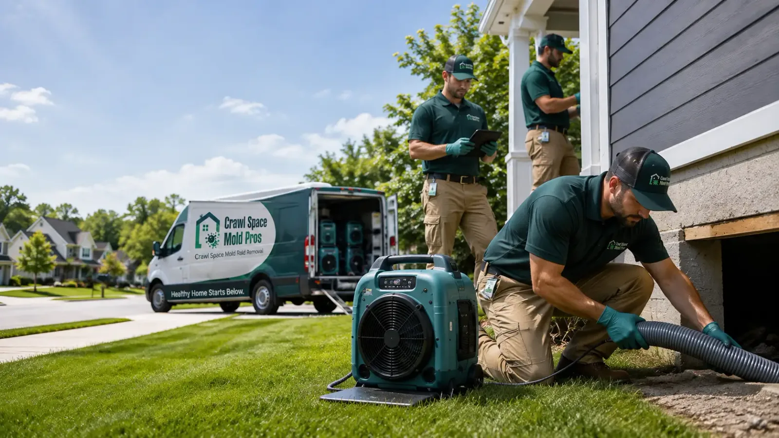 Crawl Space Mold Removal in Housatonic, MA